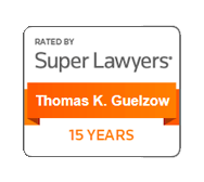 Rated by super lawyers: Thomas K. Guelzow. 15 years